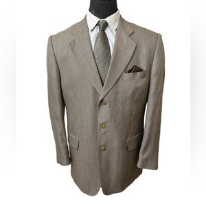 FENZIA MENS SPORT BLAZER, SIZE 44R A BLEND OF SILK AND WOOL. IN GREAT CO…